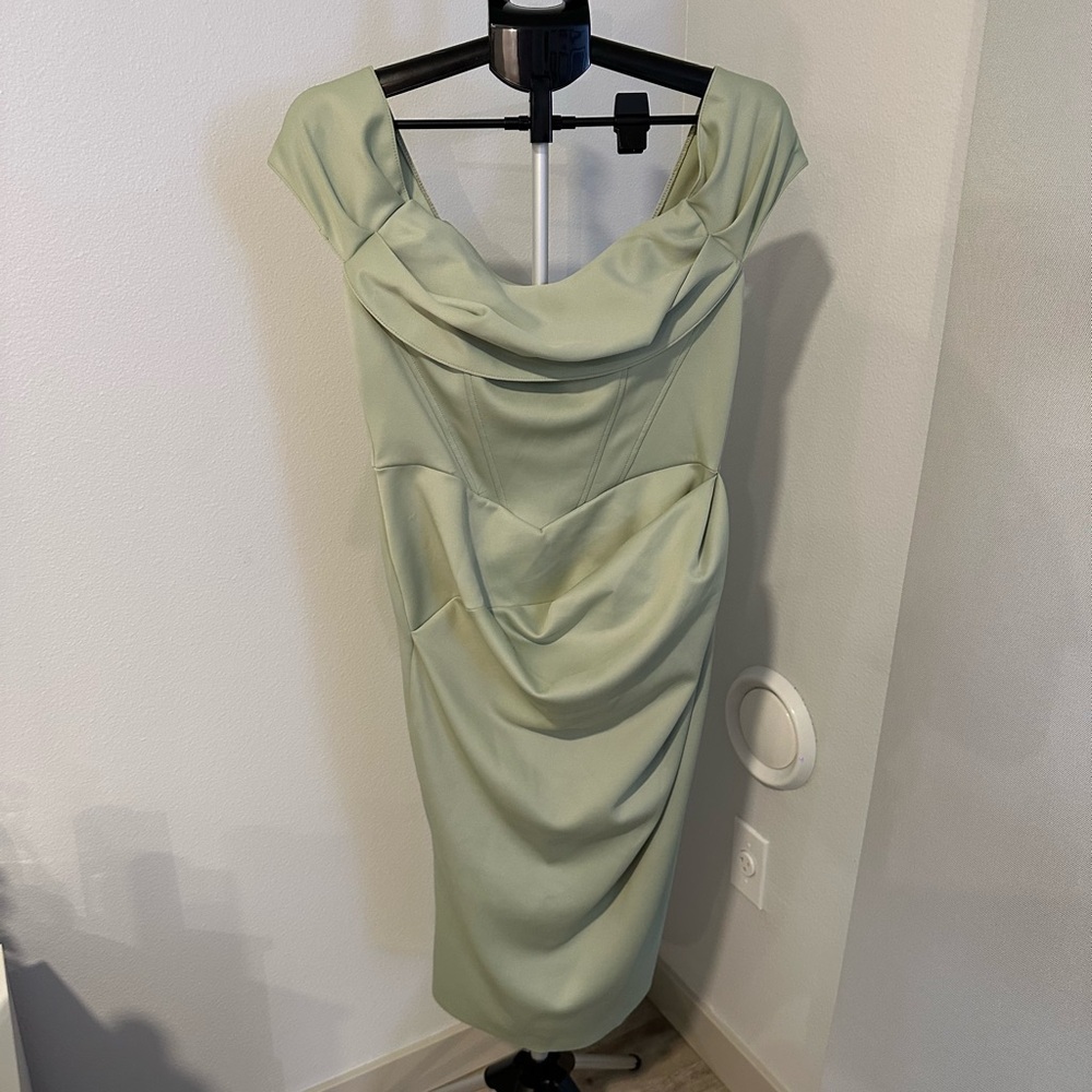 ASOS Light Green Mini Dress